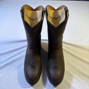 Ariat Western Boots Heritage Roper, Mens 11.5EE WIDE, Brown, 10002284 NWOB